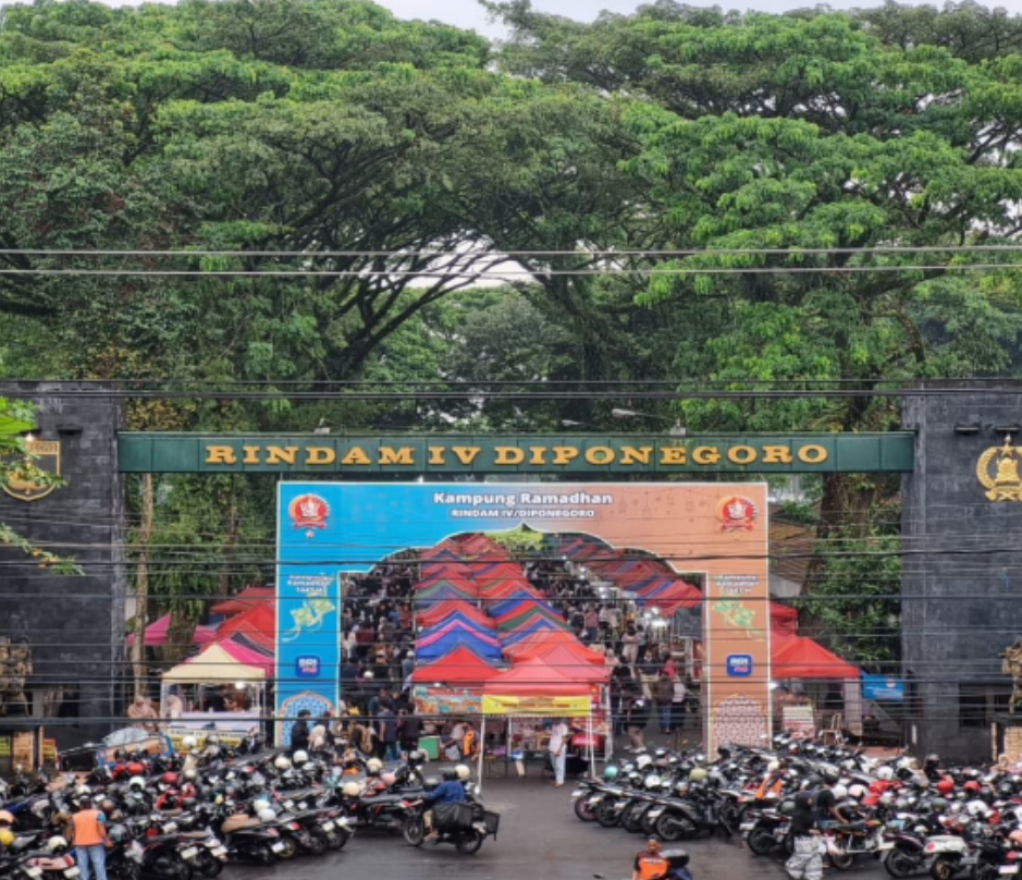 Ramai Jelang Berbuka, Kampung Ramadhan Rindam Magelang Menjadi Tempat Favorit Berburu Takjil